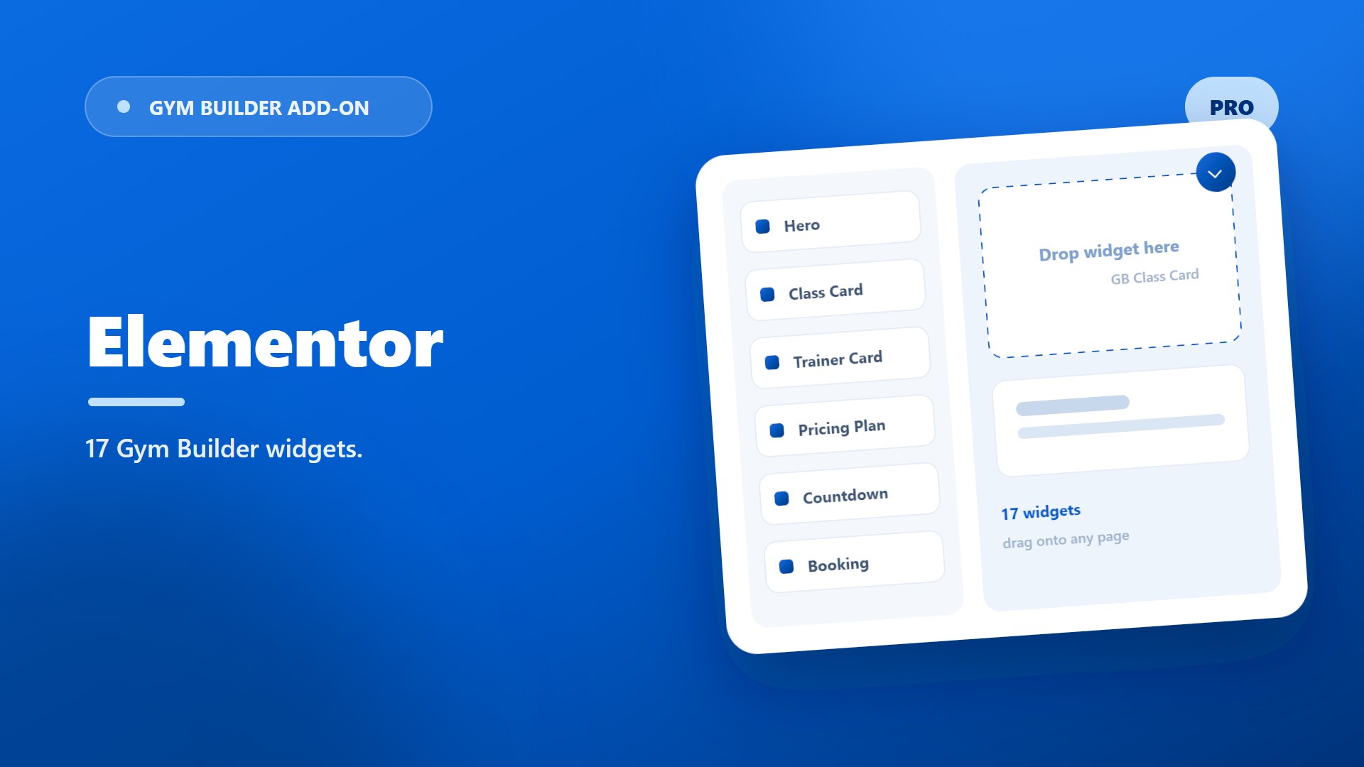 GB Elementor Widgets add-on banner