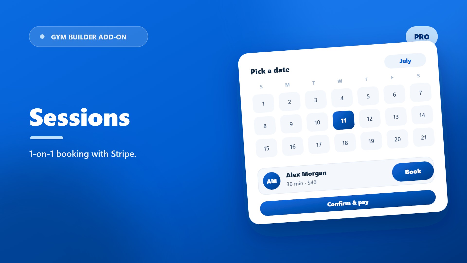 GB Personal Session add-on banner